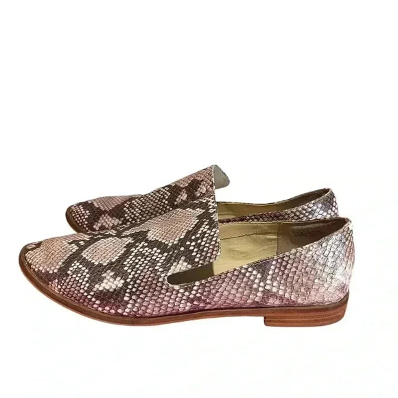 Levity Carla snake print loafers gray 9 M - Picture 4 of 8
